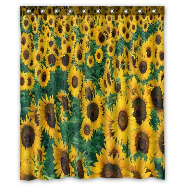 Rug Hooking Pattern /" SUNFLOWER GARDEN /" on natural linen